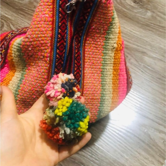 Andean Peruvian  backpack 🎒sheep wool - Picture 3 of 6